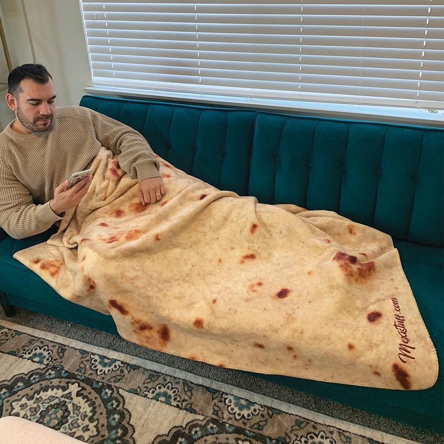 A burrito online blanket